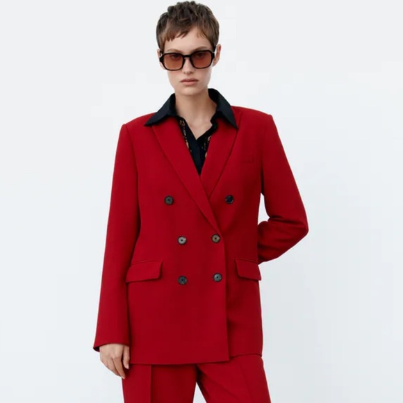 Zara Jackets & Blazers - ZARA Tailored Double Breasted Blazer